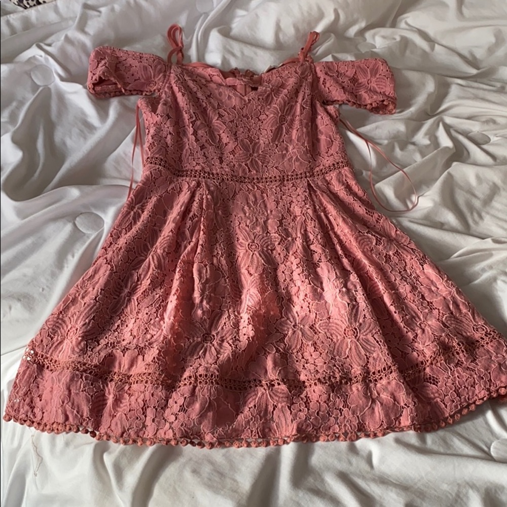 Francesca’s Rose pink dress